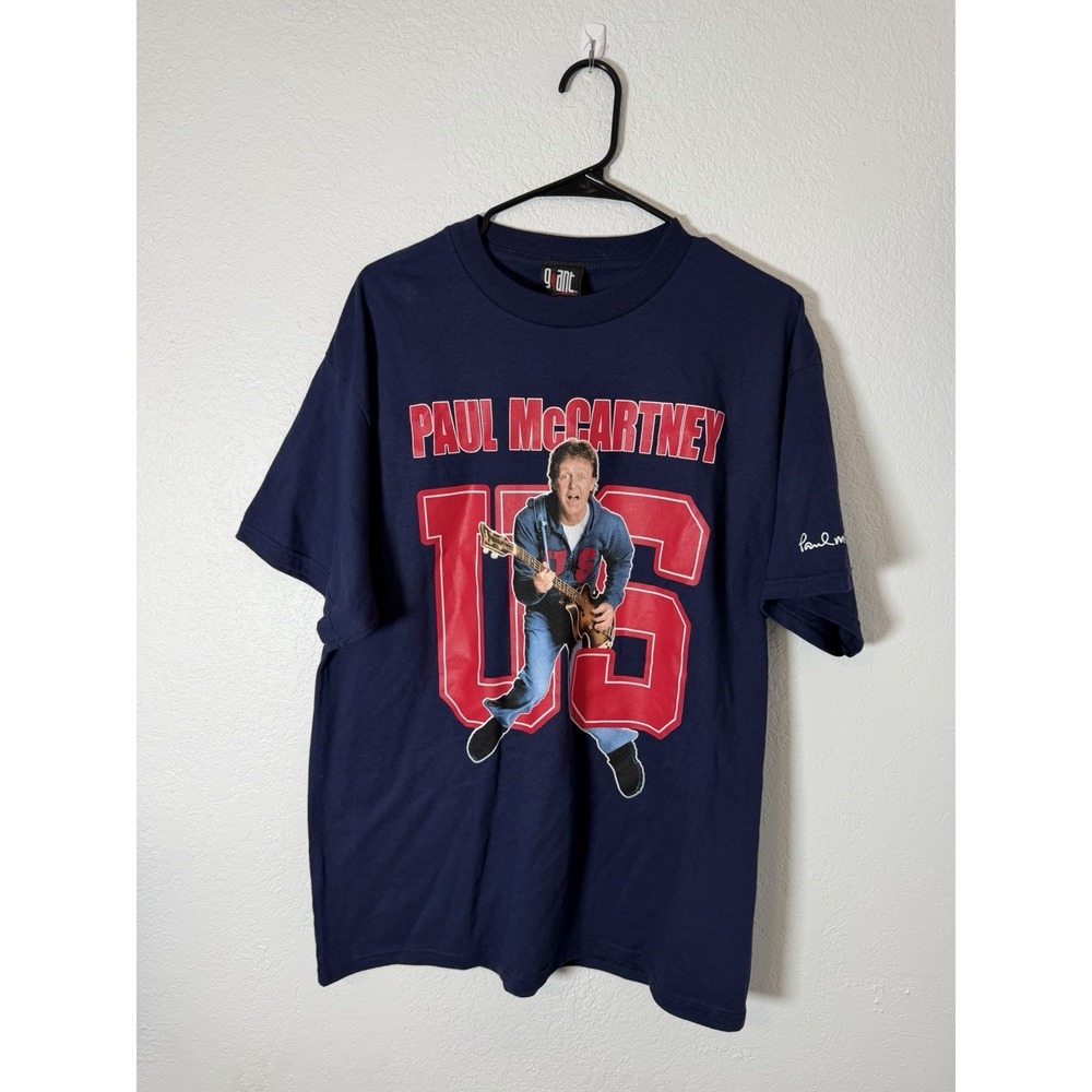 Vintage 2005 Giant Paul McCartney Concert Tour T Shirt L Large